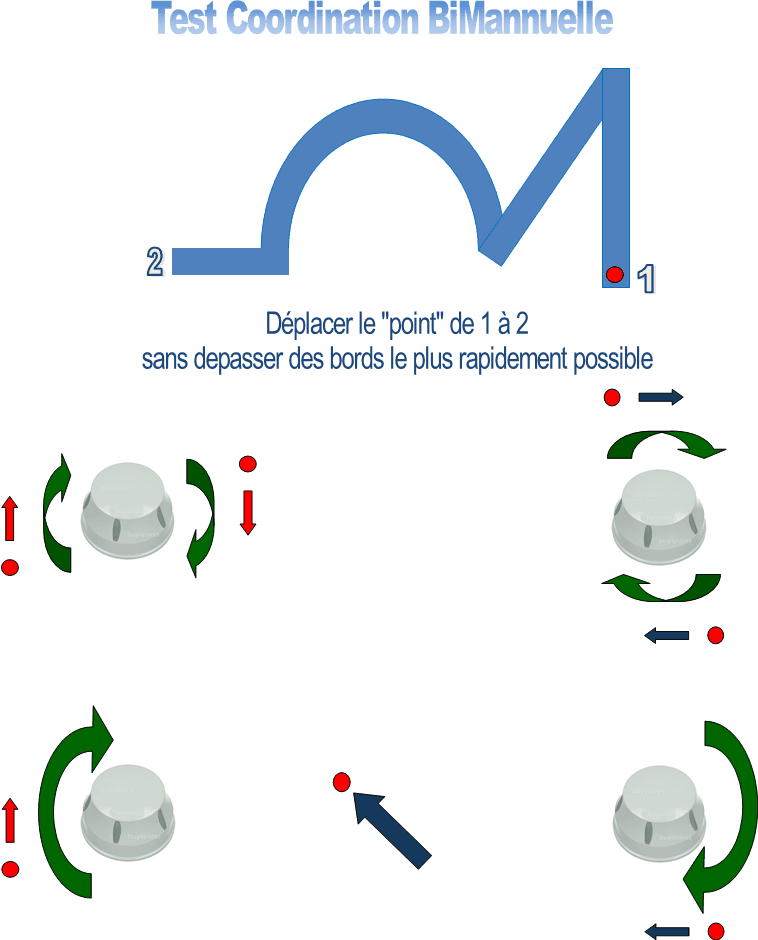 test de coordination bimanuel